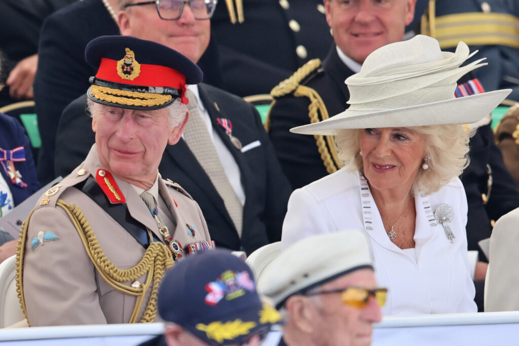 Picture of King Charles and Queen Camilla. King Charles was diagnosed with cancer in 2024.
